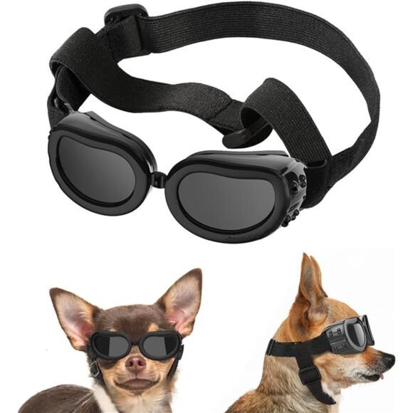 Dog Sunglasses Small Breed Dogs Goggles UV Protection,Goggles for Small Dogs - Picture 1 of 7